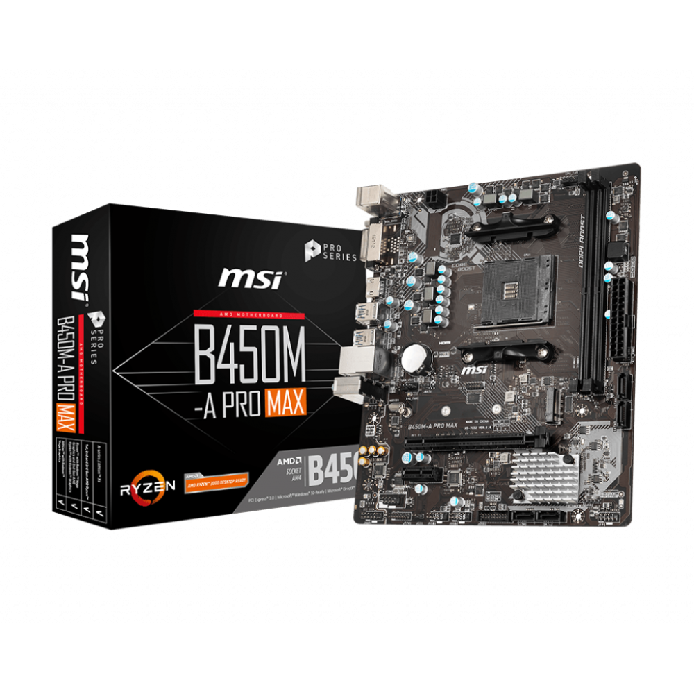 B450M-A PRO MAX | Motherboard | MSI