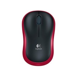 LOGITECH WIRELESS OPTICAL MOUSE M185 RED