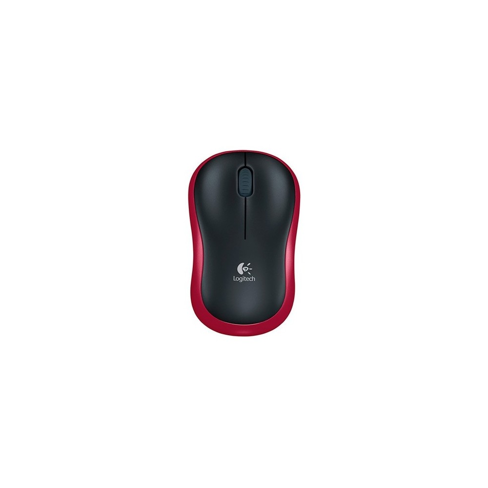LOGITECH WIRELESS OPTICAL MOUSE M185 RED