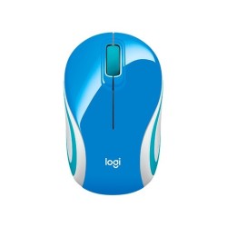 LOGITECH OPTICAL MOUSE M187 MINI WIRELESS BLUE