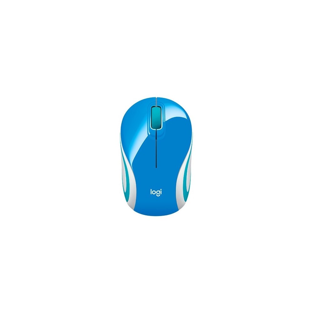 LOGITECH OPTICAL MOUSE M187 MINI WIRELESS BLUE