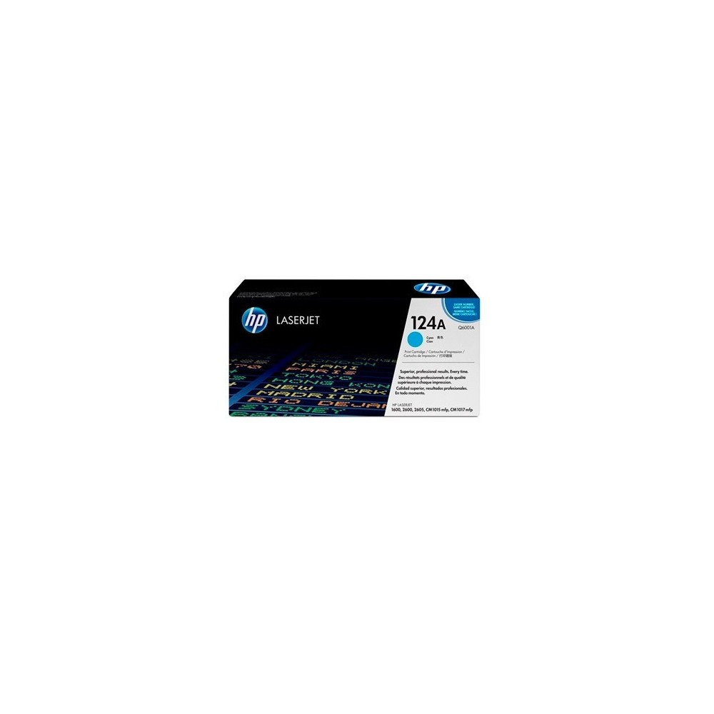 HP ORIGINAL TONER LASERJET 124A CYAN