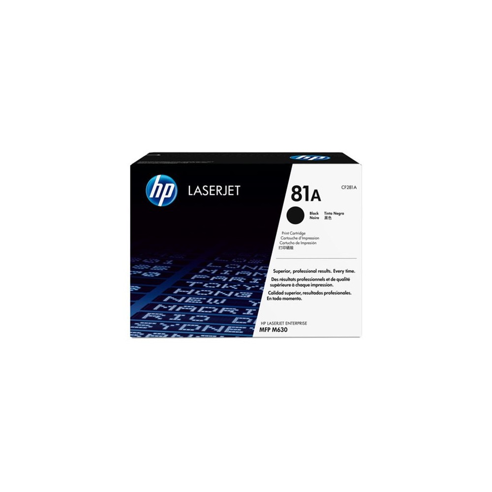 HP ORIGINAL TONER LASERJET 81A CF281A BLACK